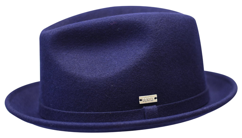 Aiden Collection Hat Bruno Capelo Navy Blue Medium