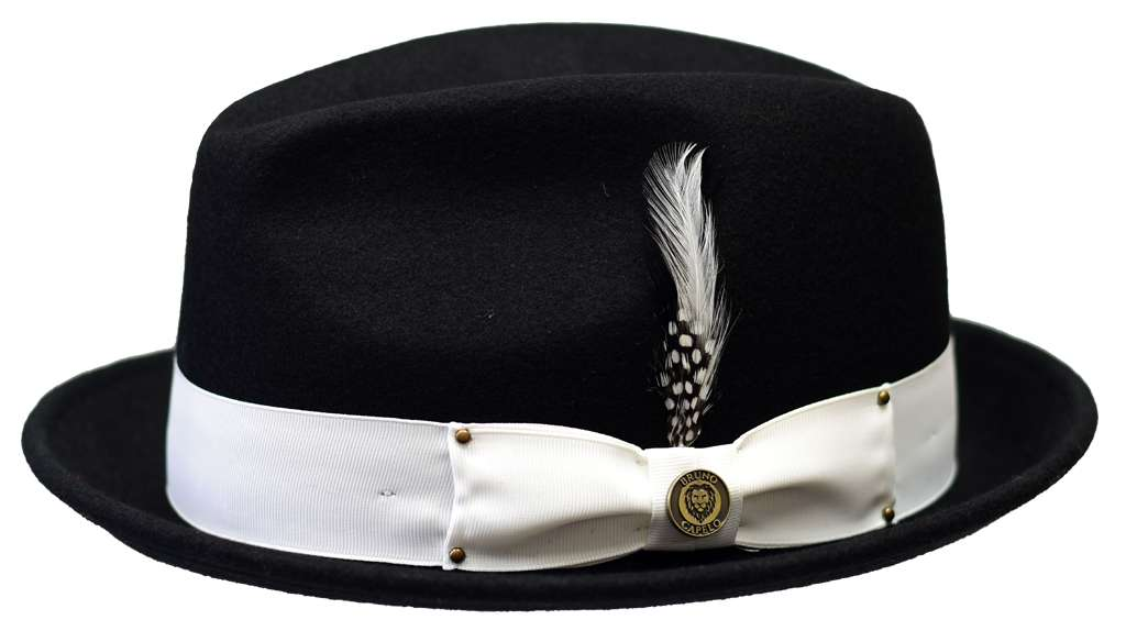 Blues Brothers Collection Hat Bruno Capelo Black/White Small