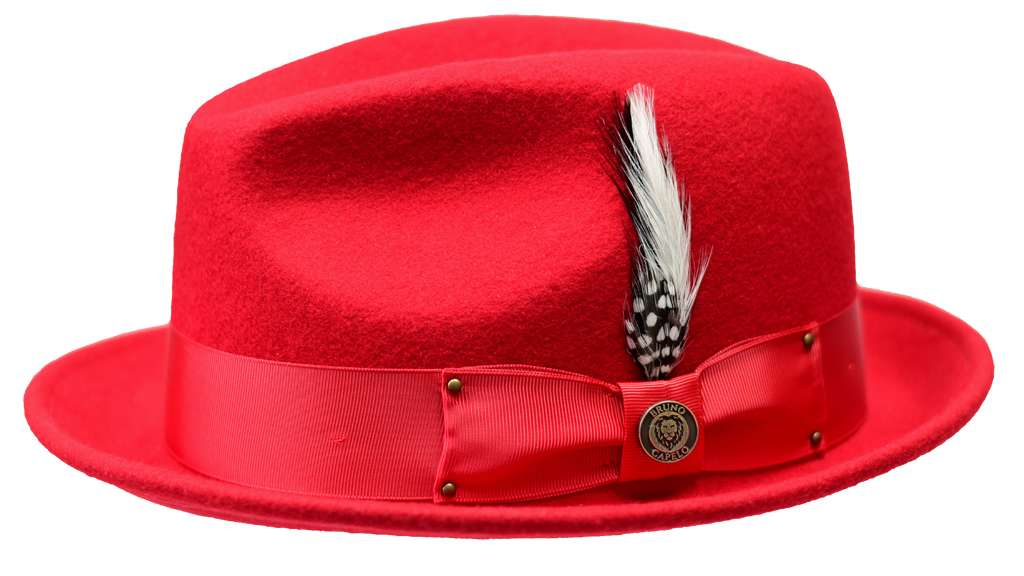 Blues Brothers Collection Hat Bruno Capelo Red Small