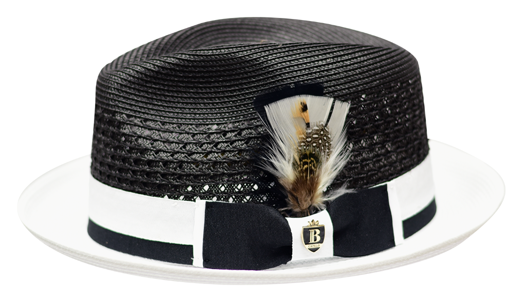 Belvedere Collection Hat Bruno Capelo Black/White Large