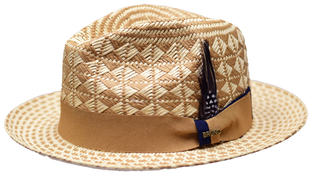 Belize (Panama) Collection Hat Bruno Capelo Natural/Light Brown Medium