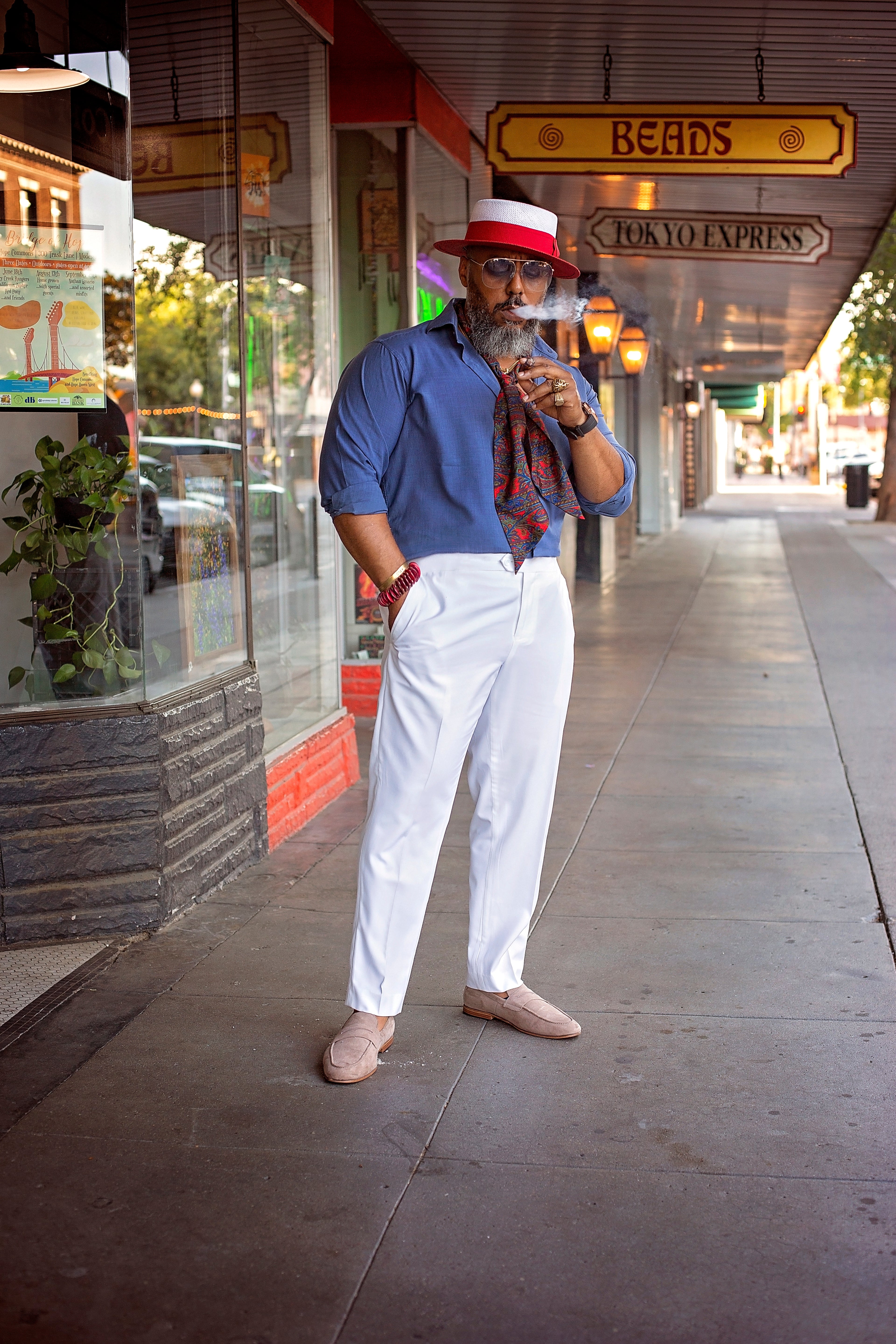 Boater Collection (2-Tone) Hat Bruno Capelo
