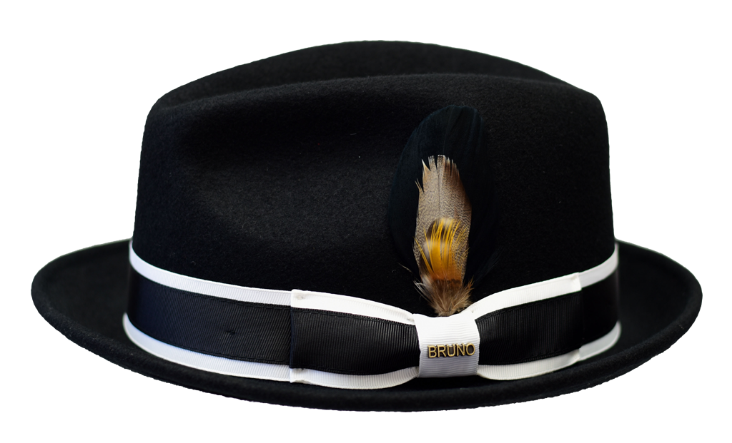 Casablanca Collection Hat Bruno Capelo Black/White Medium