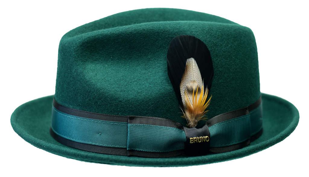 Casablanca Collection Hat Bruno Capelo Emerald Green/Black X-Large
