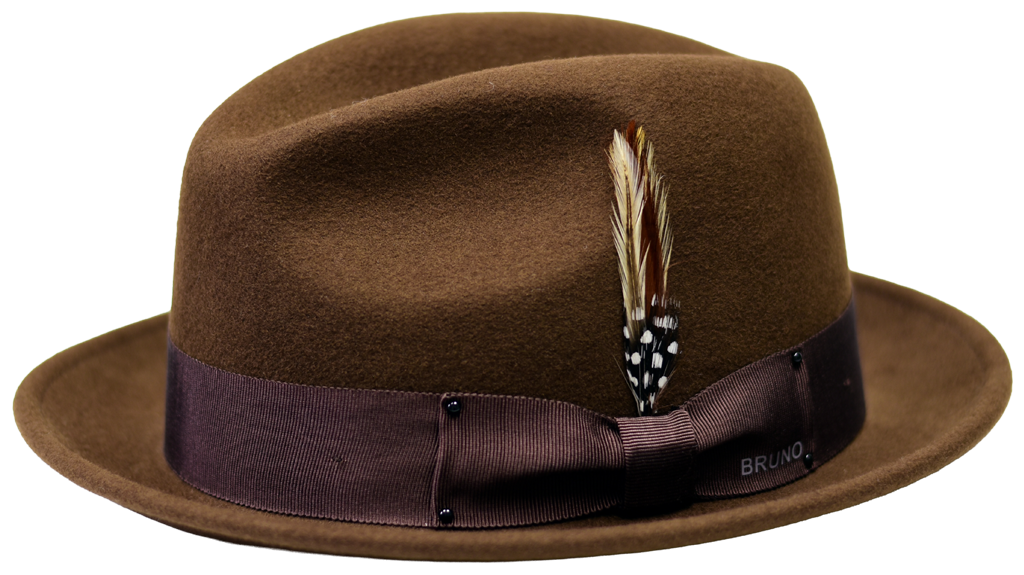 Crown Royal Collection Hat Bruno Capelo Mink Brown Medium