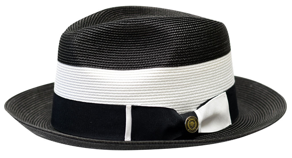 Damon Collection Hat Bruno Capelo Black/White Large