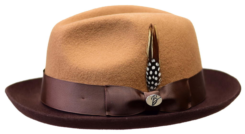 Damien Collection Hat Bruno Capelo Camel/Dark Brown Medium