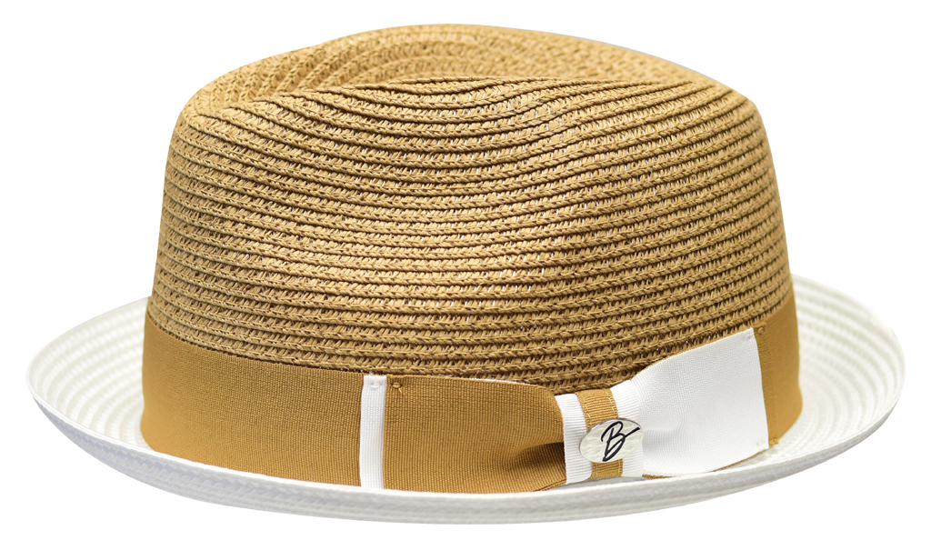Enzo Collection Hat Bruno Capelo Cognac/White Medium