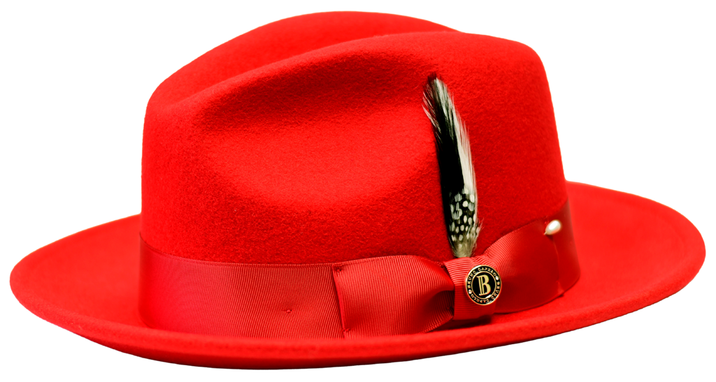 Executive Collection Hat Bruno Capelo Red Medium