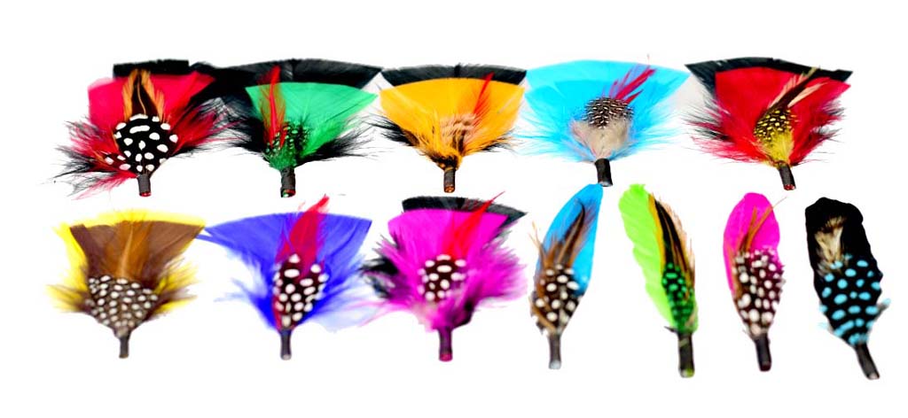 Assorted Feathers (12 Pack) Feathers Bruno Capelo Multicolor B