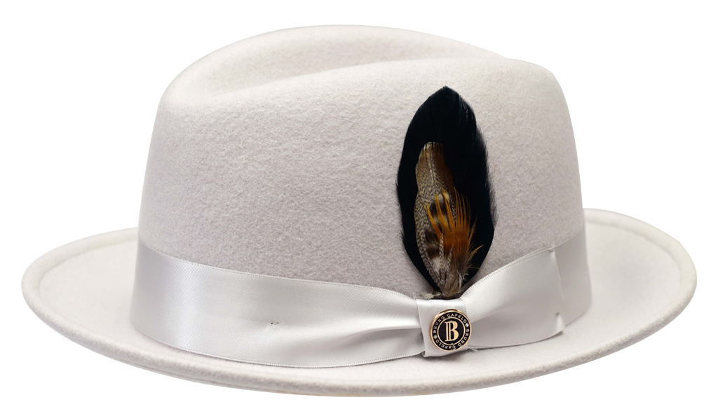 Florence Collection Hat Bruno Capelo Silver Grey Medium