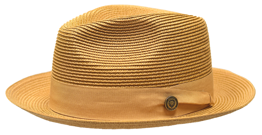 Francesco Collection Hat Bruno Capelo Cognac Brown Medium