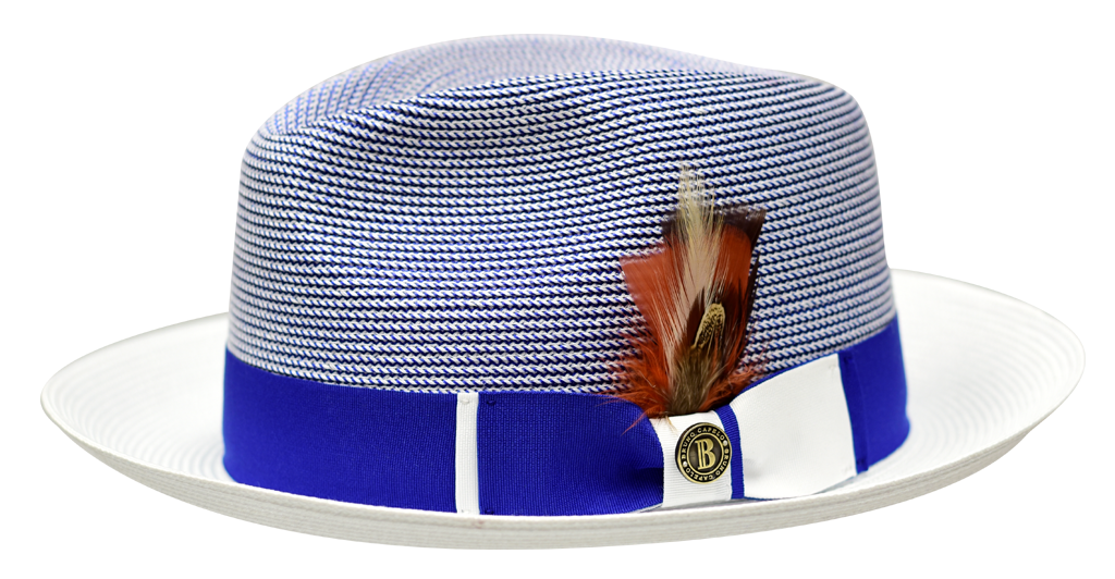 Georgio Collection Hat Bruno Capelo Royal Blue/White X-Large