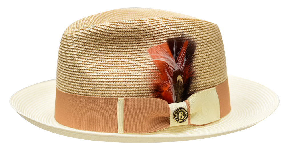 Georgio Collection Hat Bruno Capelo Ivory/Cognac X-Large