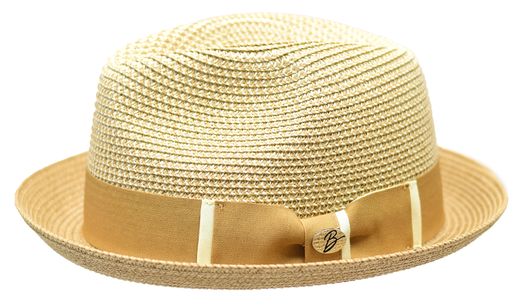 Gino Collection Hat Bruno Capelo Ivory/Cognac Medium