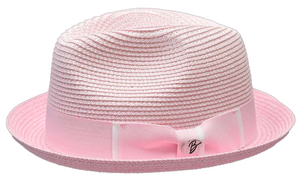 Gino Collection Hat Bruno Capelo Light Pink/White Medium
