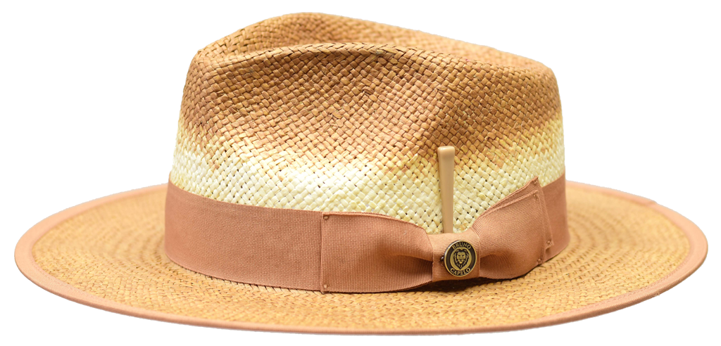 Gian Collection Hat Bruno Capelo Ivory/Cognac Large