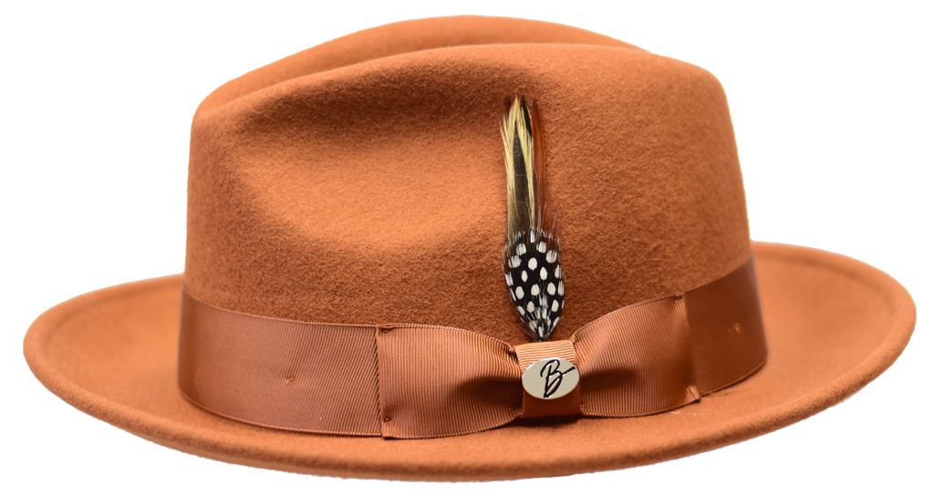 Guiliano Collection Hat Bruno Capelo Cognac Brown Large