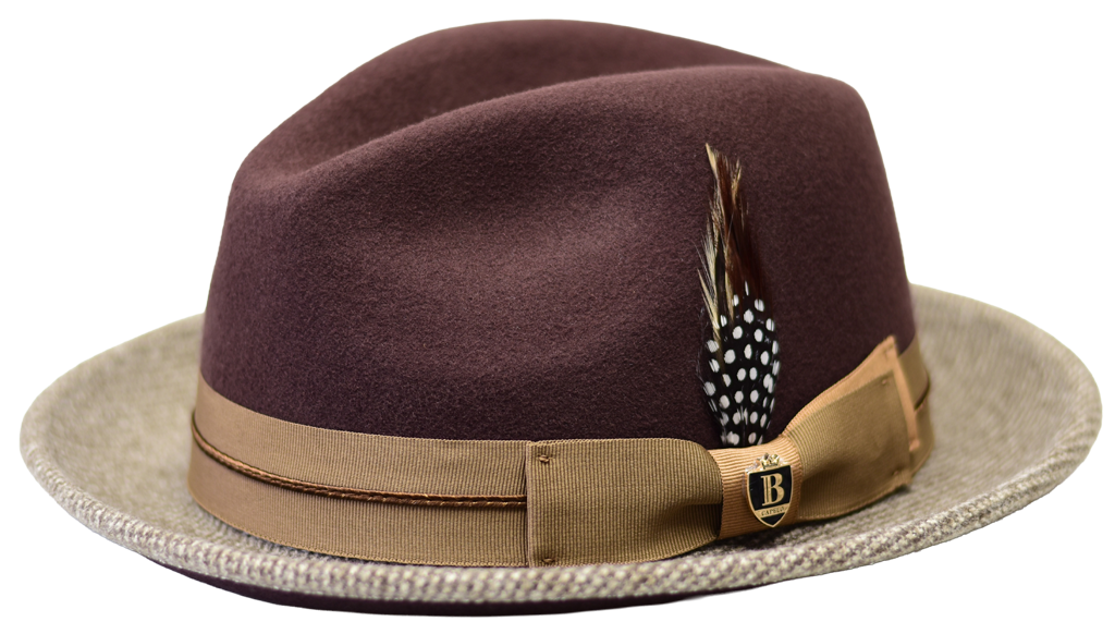 Imperial Collection Hat Bruno Capelo Dark Brown/Light Brown Medium