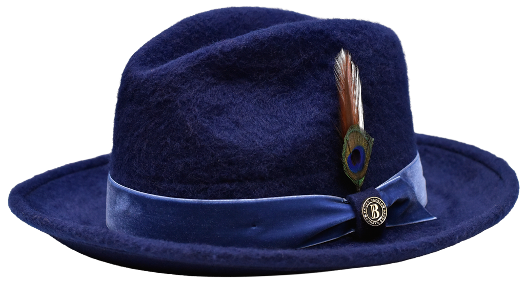 Jameson Collection Hat Bruno Capelo Navy Blue Medium