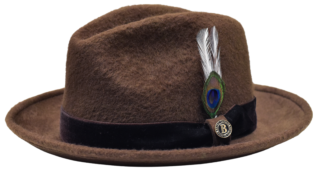 Jameson Collection Hat Bruno Capelo Mink Brown Medium