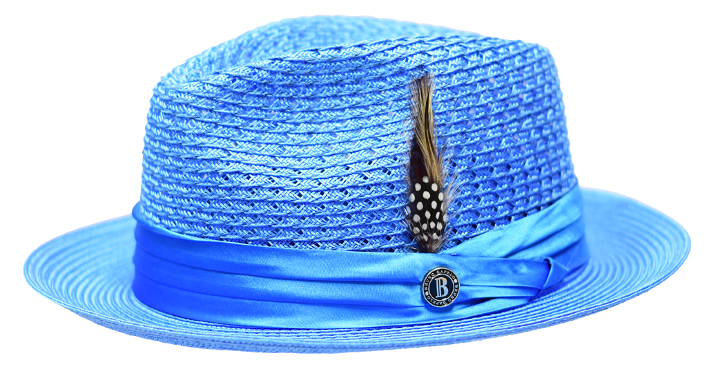 Julian Collection Hat Bruno Capelo Aqua Blue Medium