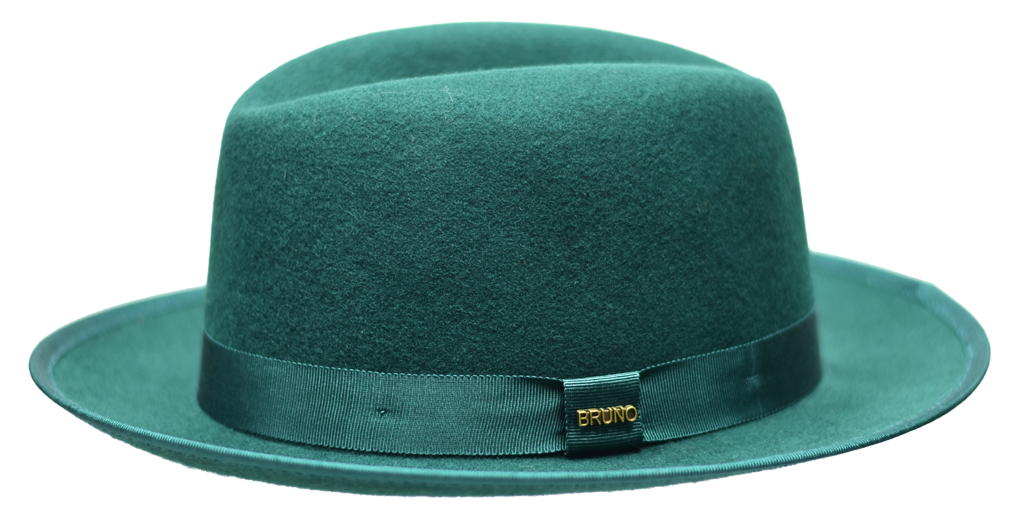 King Collection Hat Bruno Capelo Emerald Green Medium