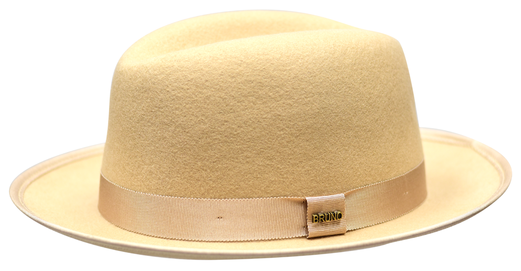 King Collection Hat Bruno Capelo Tan Brown Medium