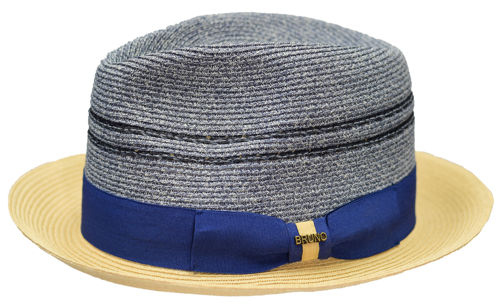 Mirage Collection Hat Bruno Capelo Denim Blue/Natural Medium