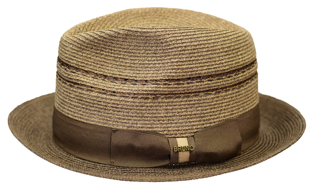 Mirage Collection Hat Bruno Capelo Camel/Dark Brown Medium