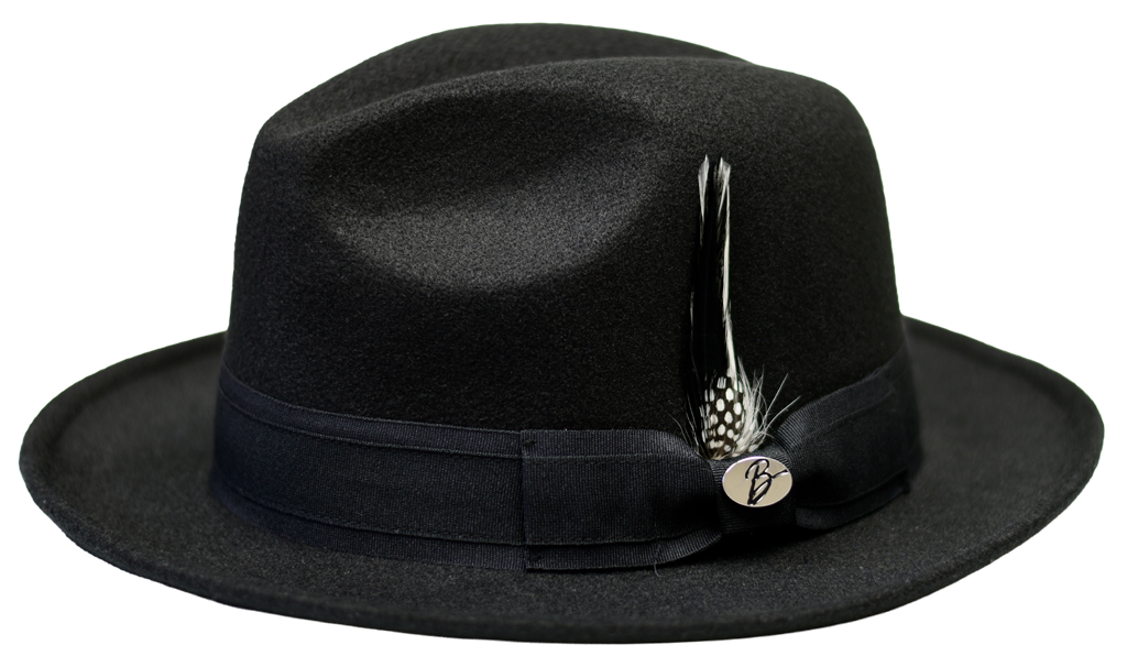 Milano Collection Hat Bruno Capelo Black Medium