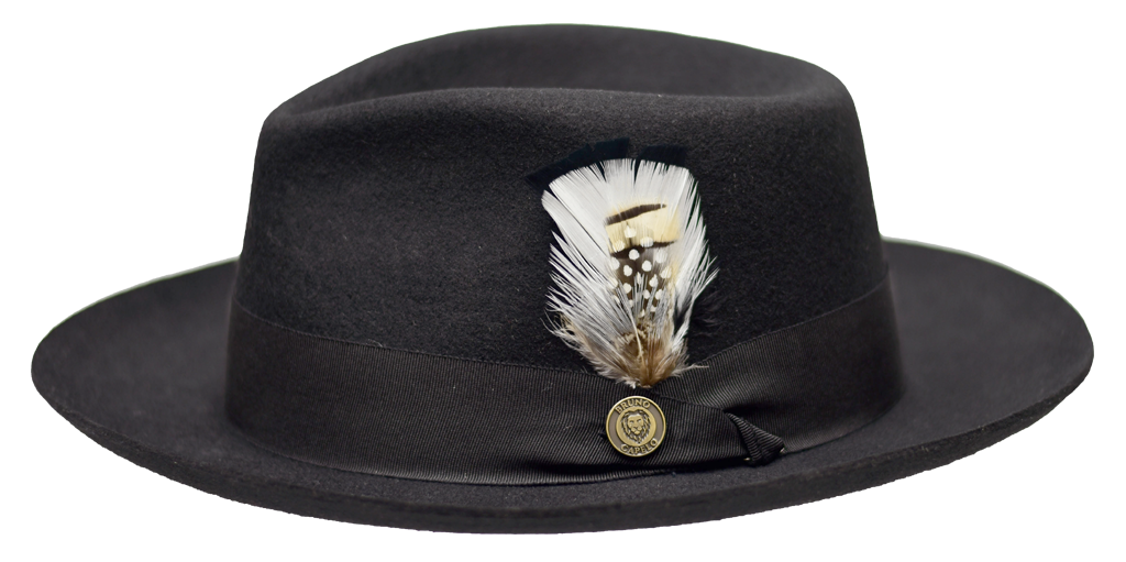 Milan Collection Hat Bruno Capelo Black Medium