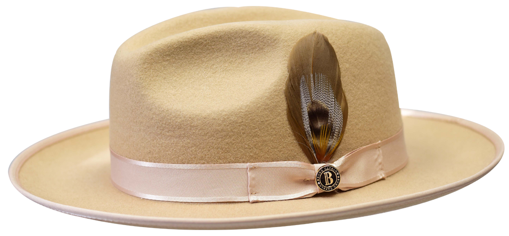 Melrose Collection Hat Bruno Capelo Tan Medium