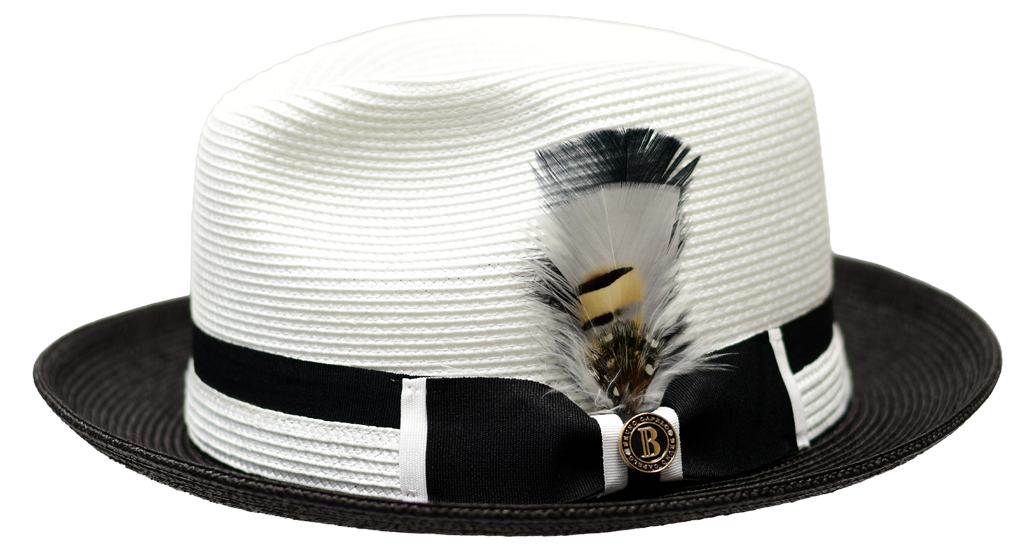 Main Street Collection Hat Bruno Capelo White/Black Medium