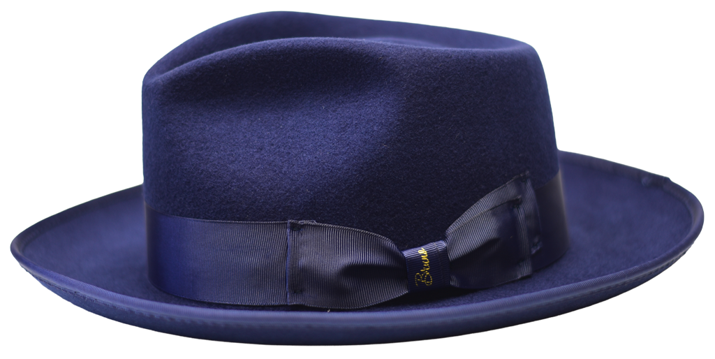 Night Hawk Collection Hat Bruno Capelo Navy Blue Medium