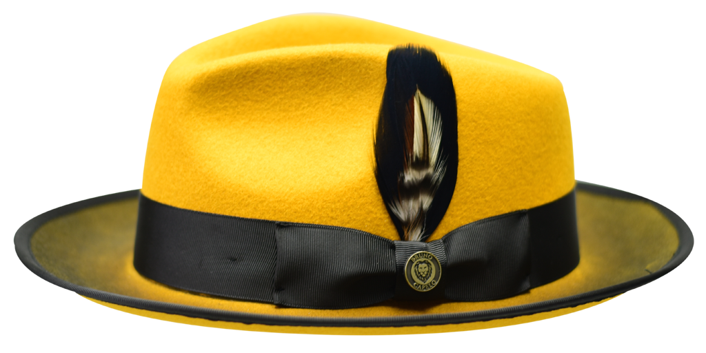 New Yorker Collection Hat Bruno Capelo Gold/Black Medium