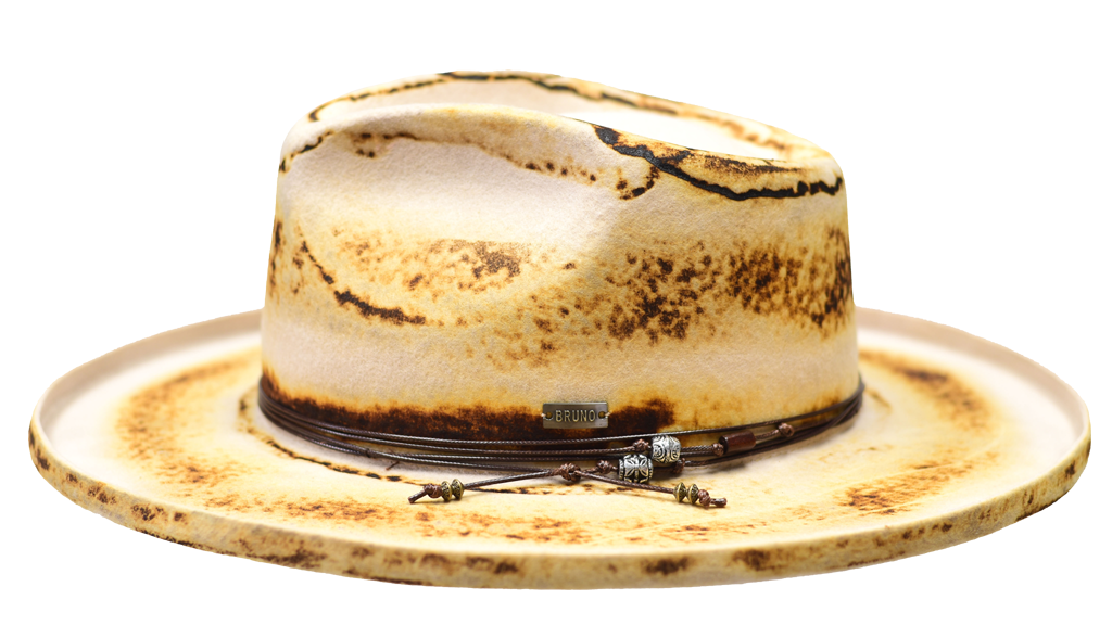 Orleans Collection Hat Bruno Capelo Bone/Brown Medium