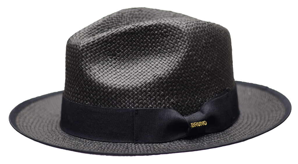 Panama Collection Hats Bruno Capelo Black Medium