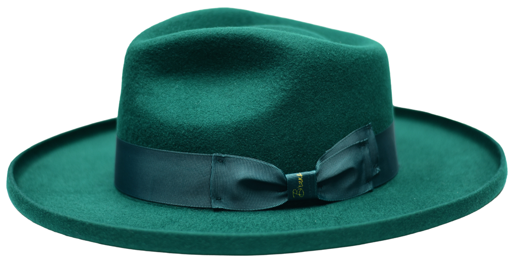 Rebel Collection Hat Bruno Capelo Emerald Green Medium