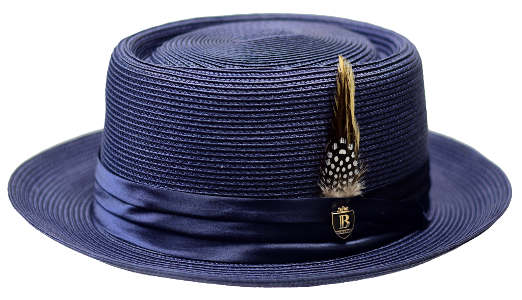 Rafaele Collection Hat Bruno Capelo Navy Blue Small
