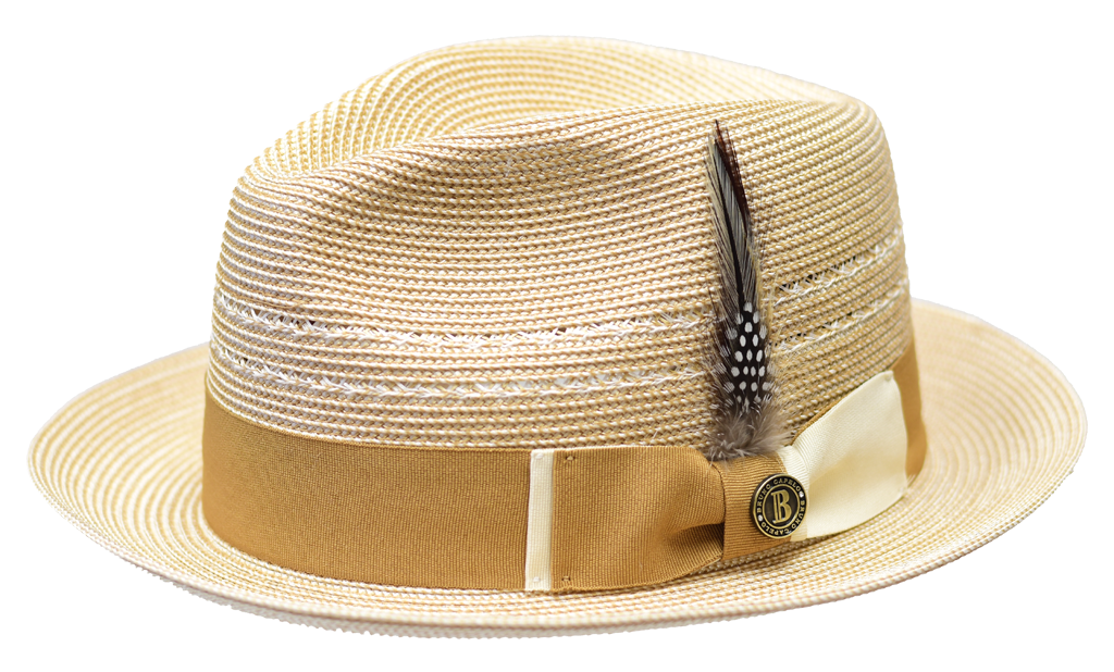 Ricardo Collection Hat Bruno Capelo Ivory/Cognac Small