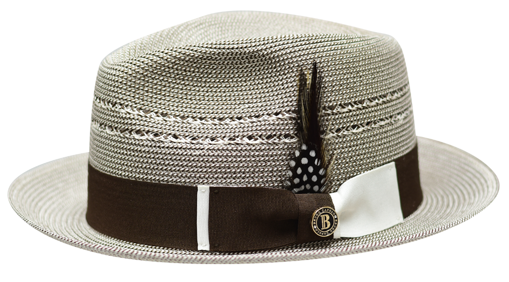 Ricardo Collection Hat Bruno Capelo Ivory/Dark Brown Small