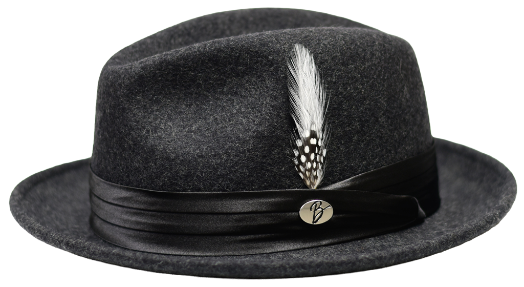 Rocky Collection Hat Bruno Capelo Charcoal Mix/Black Medium