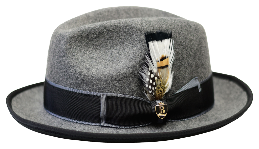 Saverio Collection Hat Bruno Capelo Heather Grey/Black Medium