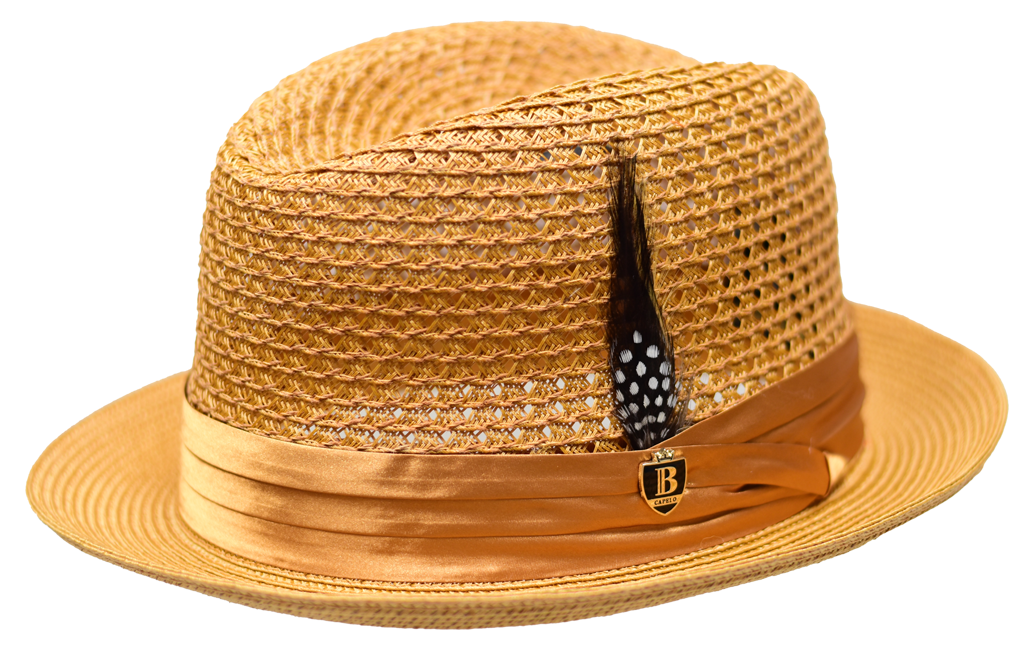 Santa Cruz Collection Hat Bruno Capelo Cognac Brown Medium
