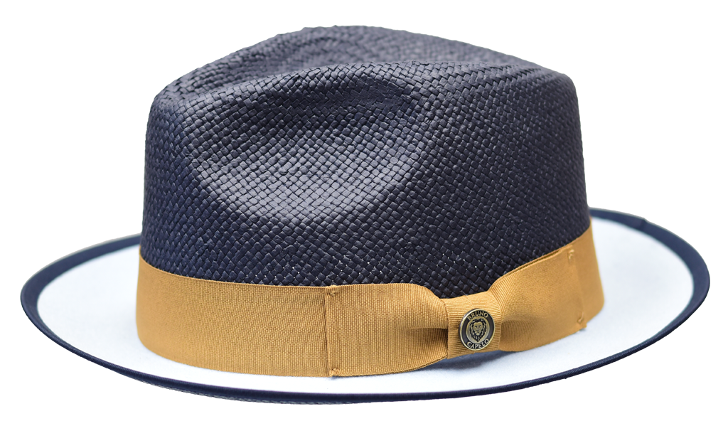 Sebastian Collection Hat Bruno Capelo Navy Blue/Light Blue Medium