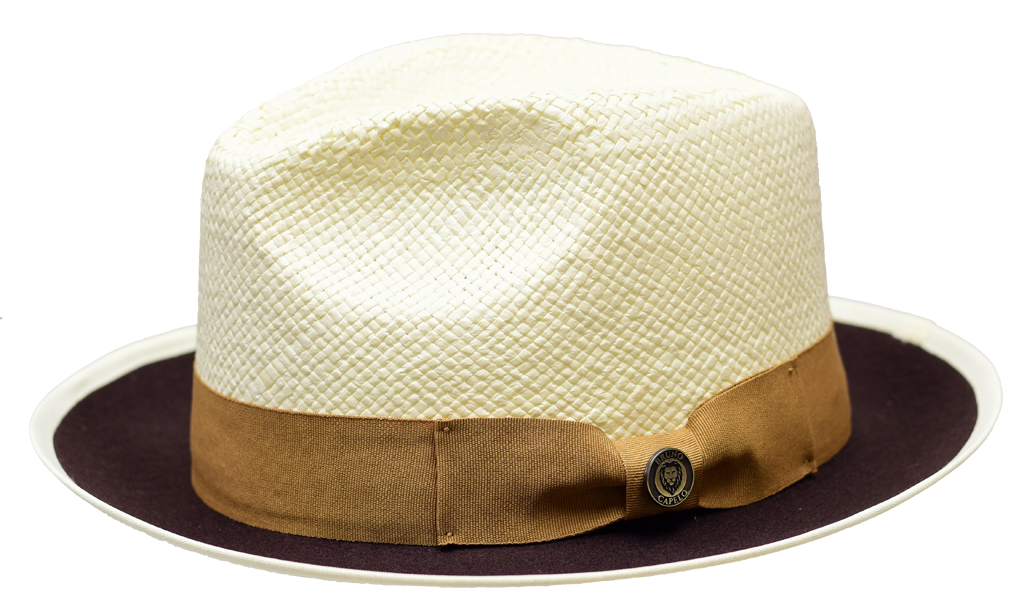 Sebastian Collection Hat Bruno Capelo Natural/Dark Brown Medium