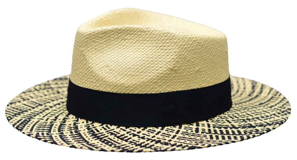Signature (Panama) Collection Hat Bruno Capelo Natural/Black Medium