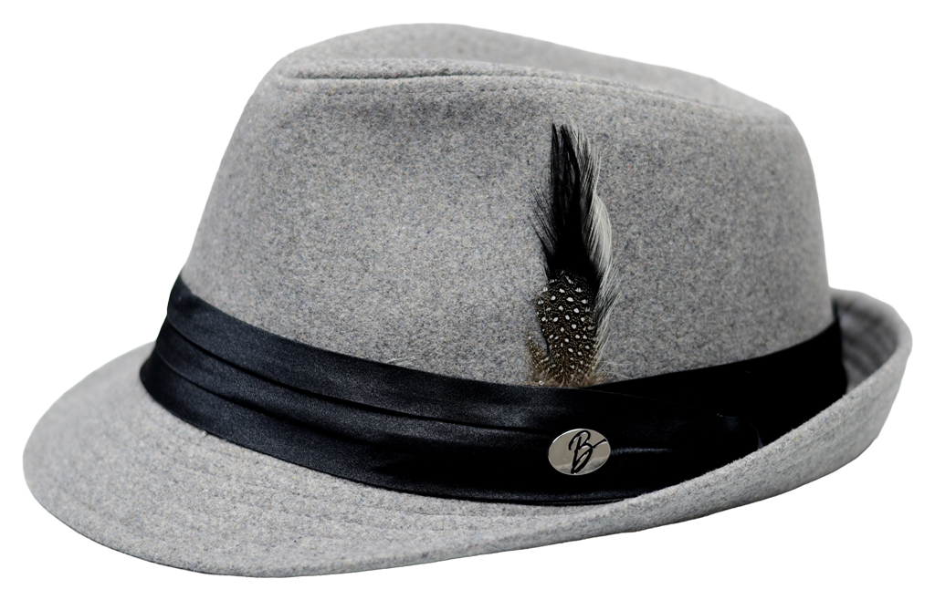 Tony Collection Hat Bruno Capelo Heather Grey/Black Small/Medium