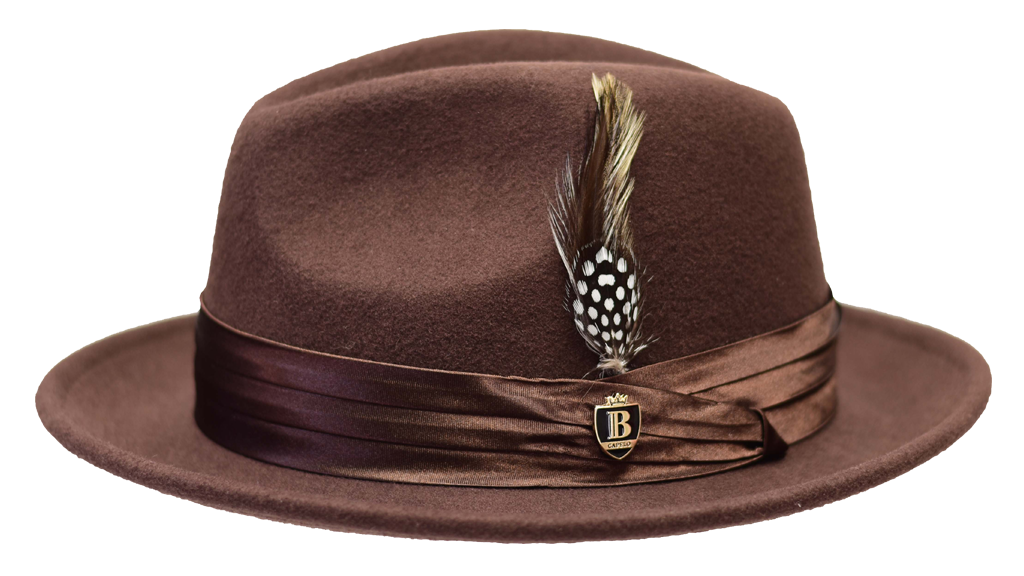 Giovani Collection Hat Bruno Capelo Chocolate Brown Medium
